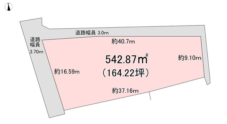 543 m² land in Nagano, Nagano - Photo 1