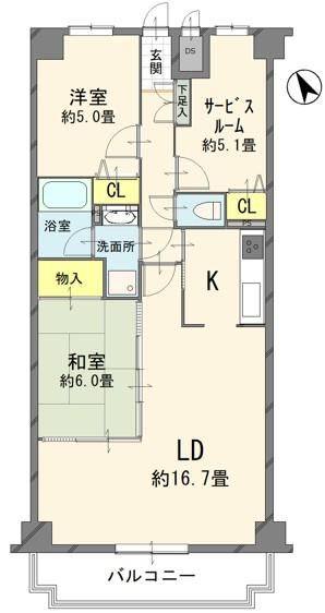Fully Renovated 2LDK+S Apartment in Kitamoto - Photo 1