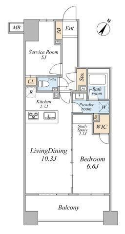 Stylish 1LDK Apartment in Yokohama - Photo 1