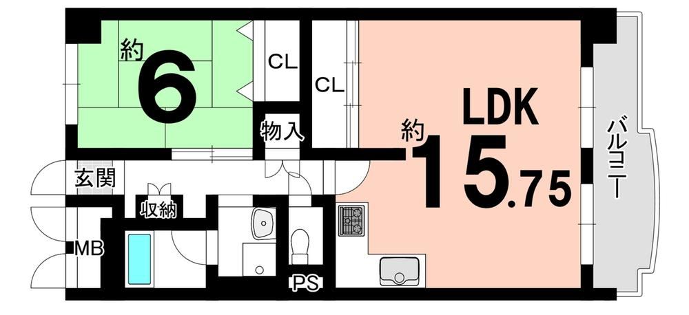 1LDK apartment in Fushimi Ward, Kyoto - Photo 1