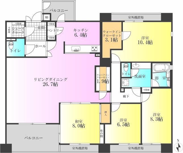 Expansive 4LDK Apartment Over 150 sqm in Yokohama - Photo 1
