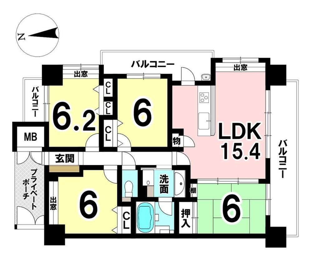 4LDK apartment in Matsue, Shimane - Photo 1