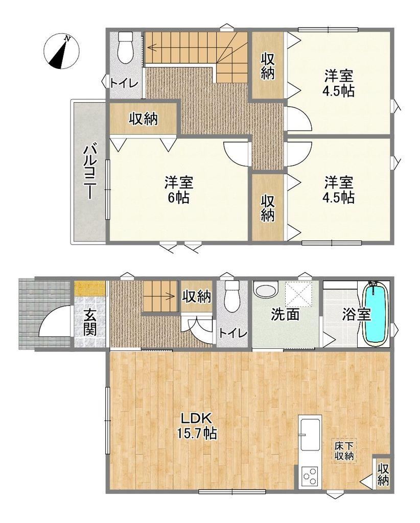 3LDK house in Fukuroi, Shizuoka - Photo 1