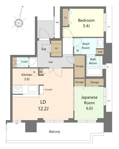 2LDK+S apartment in Higashi Ward, Fukuoka - Photo 1