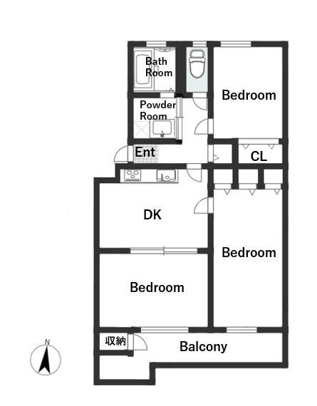 Top Floor 3DK Apartment in Yokohama - Photo 1