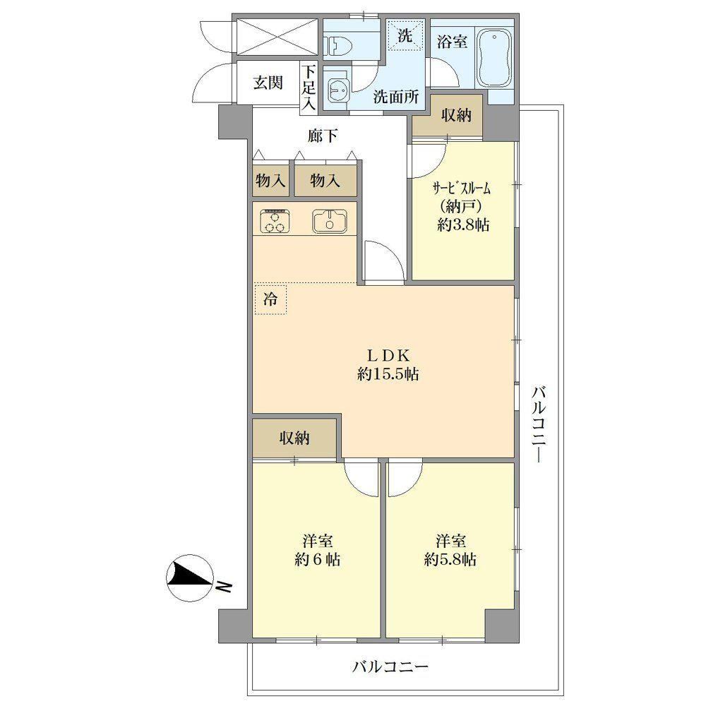 Well-Maintained 2LDK Apartment with Garden in Kanazawa - Photo 1