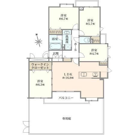 Spacious 4LDK Apartment in Hanakoganei - Photo 1