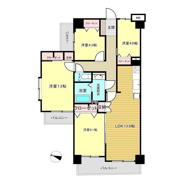 Renovated 3LDK Apartment in Sakate City - Photo 1