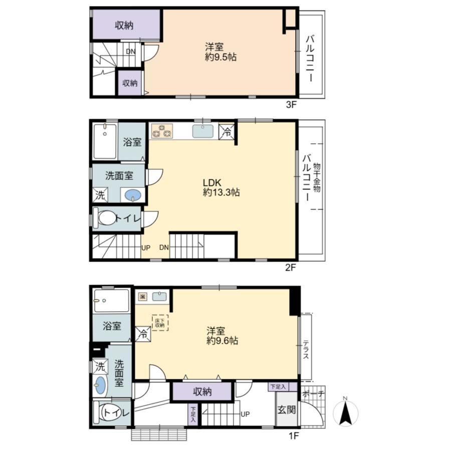 Versatile 2LDK Home for Family or Work Use - Photo 1
