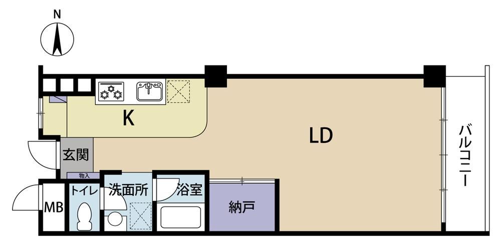 1LDK apartment in Nishinomiya, Hyogo - Photo 1