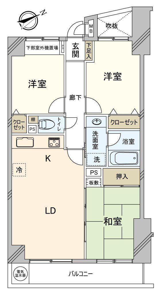 3LDK Apartment in Yakkyucho, Near Higashimatsuyama Station - Photo 1