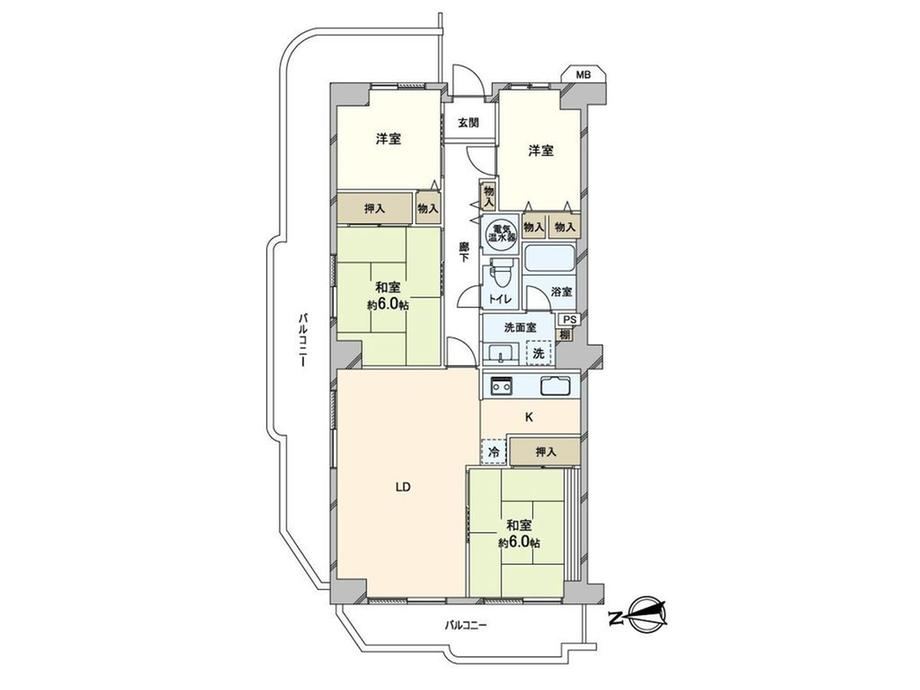 4LDK apartment in Nishi Ward, Kobe, Hyogo - Photo 1