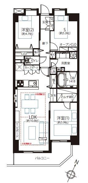 2LDK+S Apartment in Ikebukuro with Renovation - Photo 1