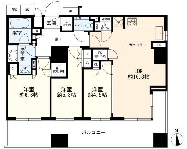 Modern 3LDK in Seismic Tower with Great Amenities - Photo 1