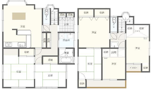 6LDK House in Asahida, Sukagawa - Photo 1