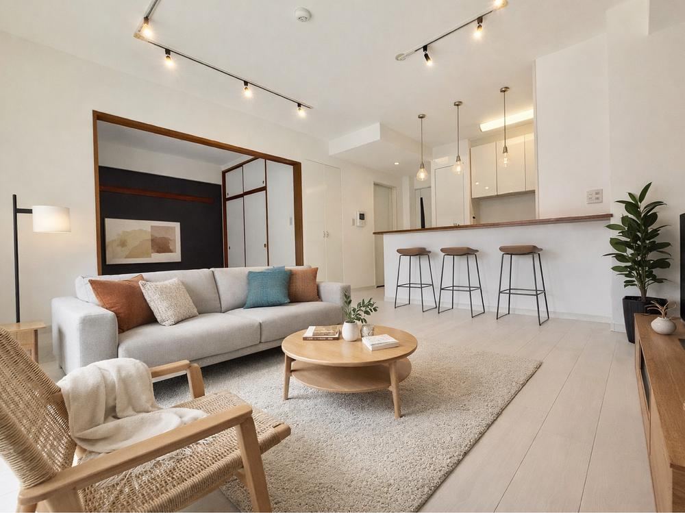 Renovated 3LDK Apartment Walk to Wakaba Station - Photo 1