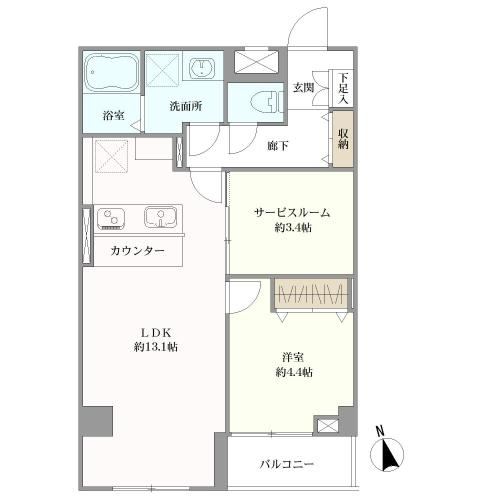 South-facing 1LDK Apartment in Higashi Shinagawa - Photo 1
