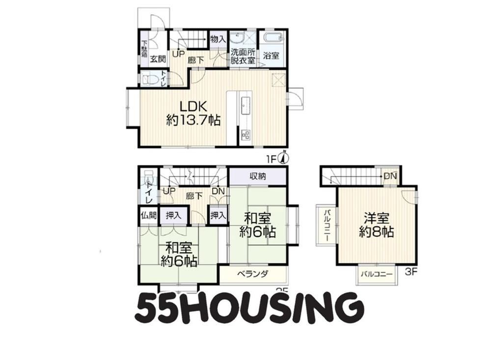 Spacious 3LDK House with Japanese Room in Saitama - Photo 1