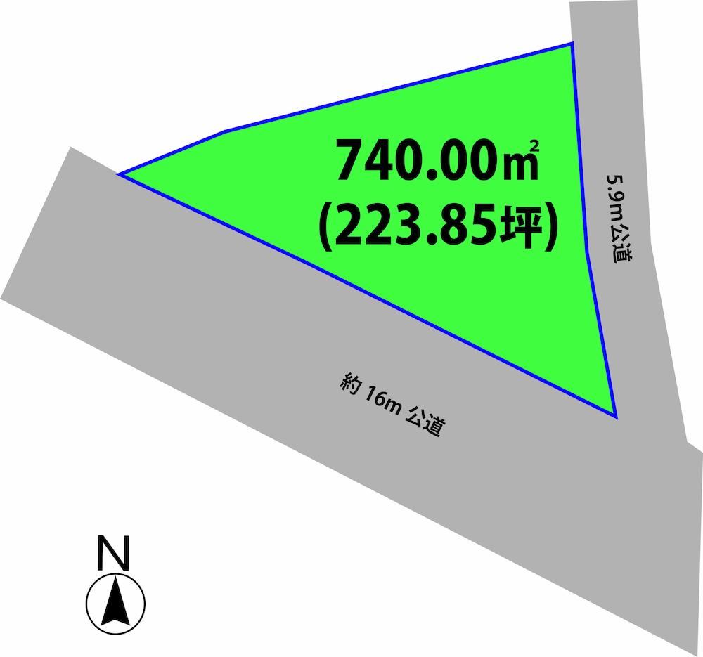 Large Land for Material Storage in Nakashi Yokobori - Photo 1
