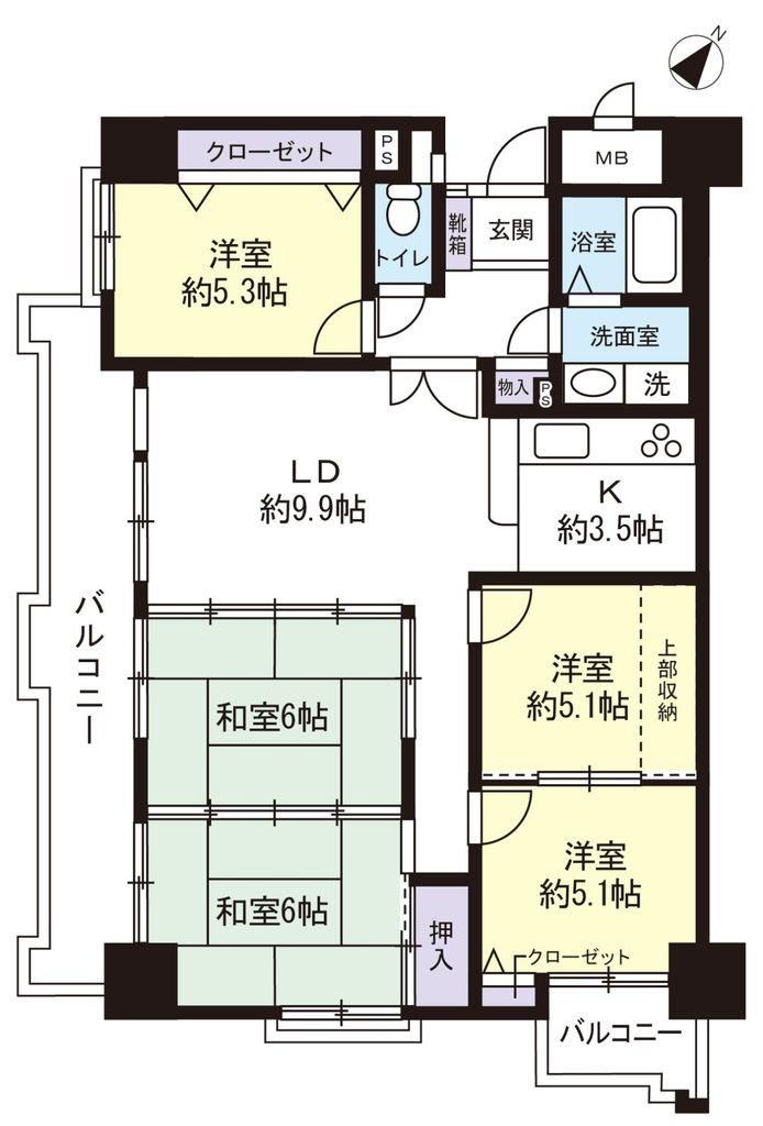 5LDK apartment in Toyohashi, Aichi - Photo 1
