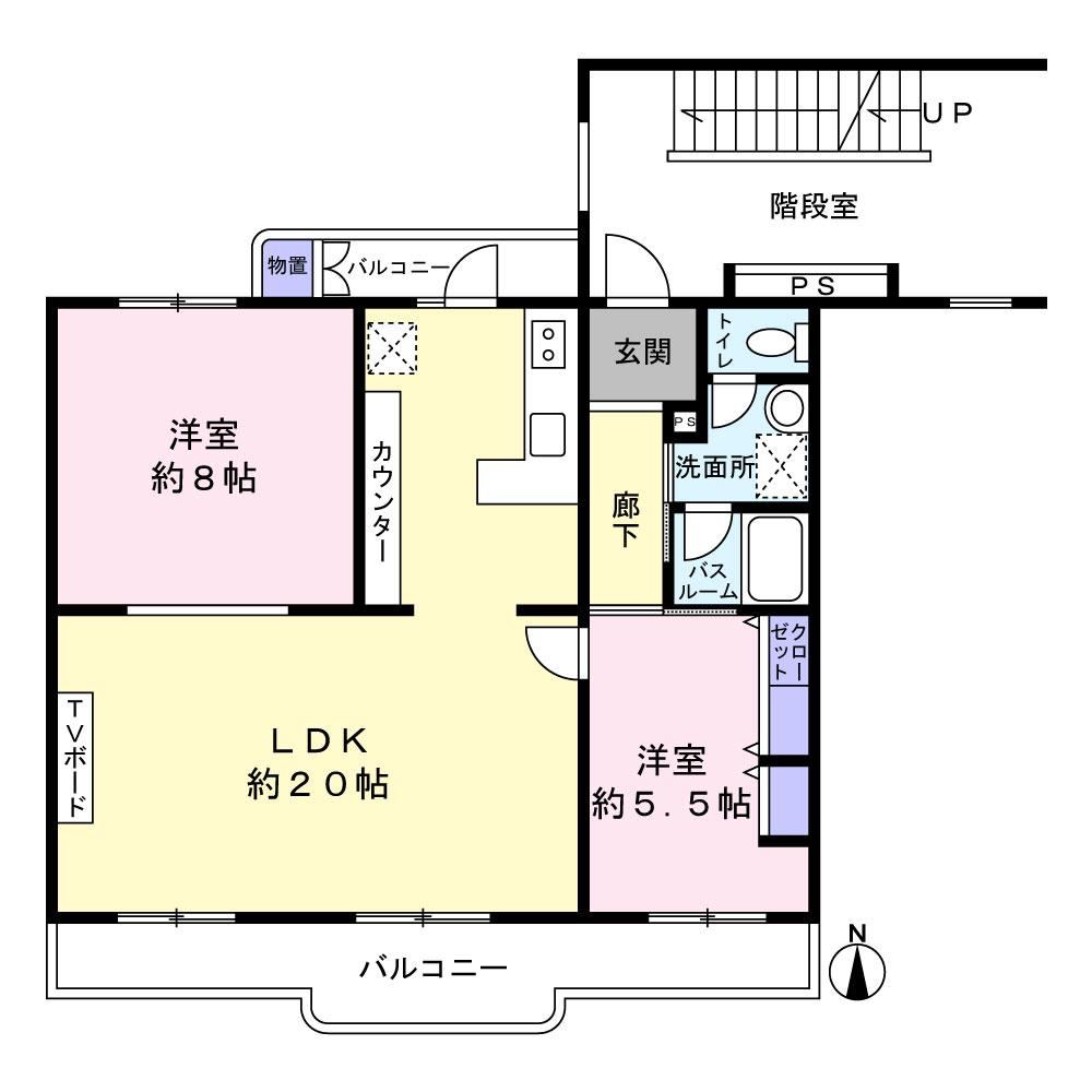 2LDK apartment in Miura, Kanagawa - Photo 1