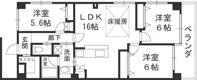 3LDK+S apartment in Nishinomiya, Hyogo - Photo 1