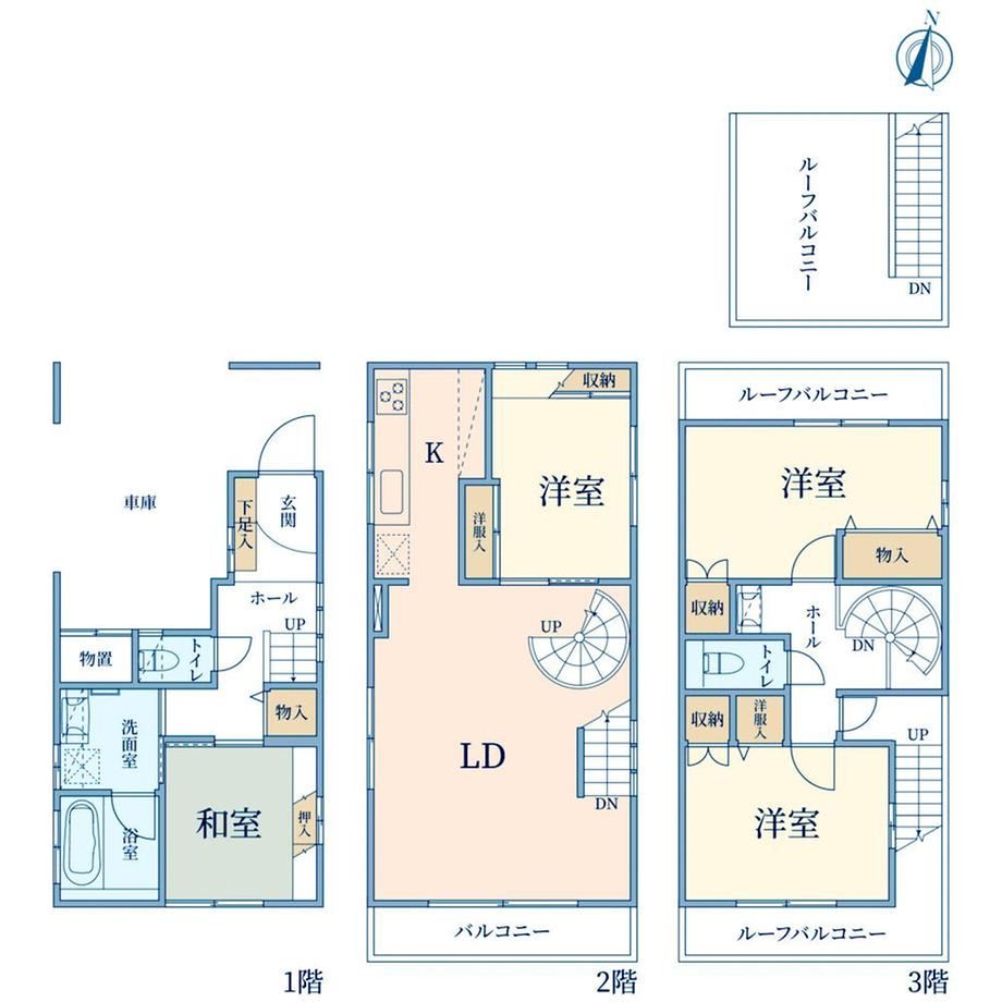 Stylish 4LDK Home with Spiral Staircase - Photo 1