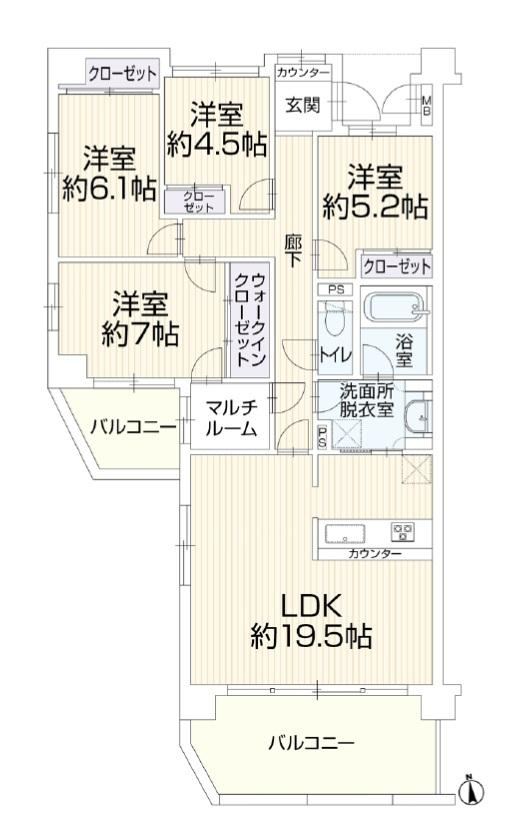 4LDK apartment in Hachioji, Tokyo - Photo 1