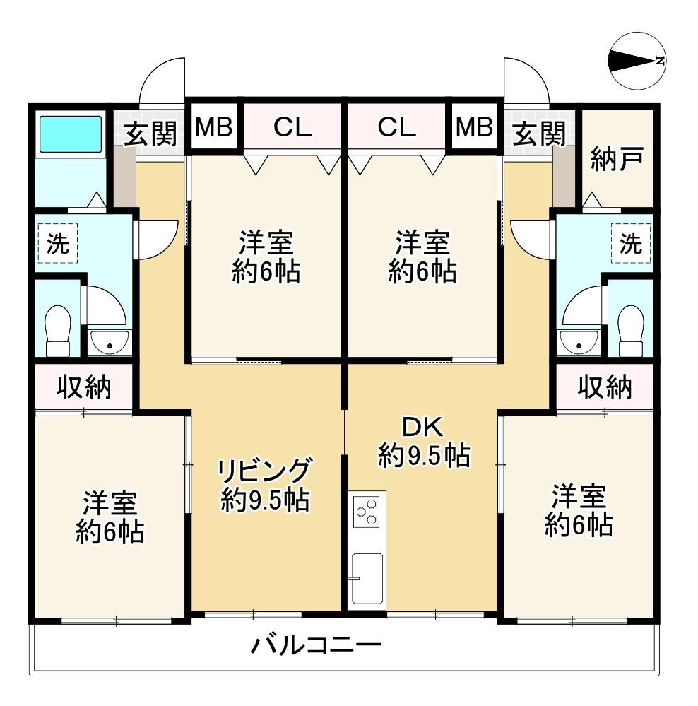 4LDK+S apartment in Sumiyoshi Ward, Osaka - Photo 1