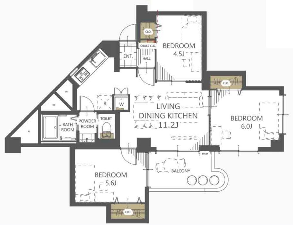 3LDK apartment in Nerima Ward, Tokyo - Photo 1