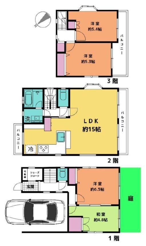 Renovated 4LDK House Near Kitato Station - Photo 1