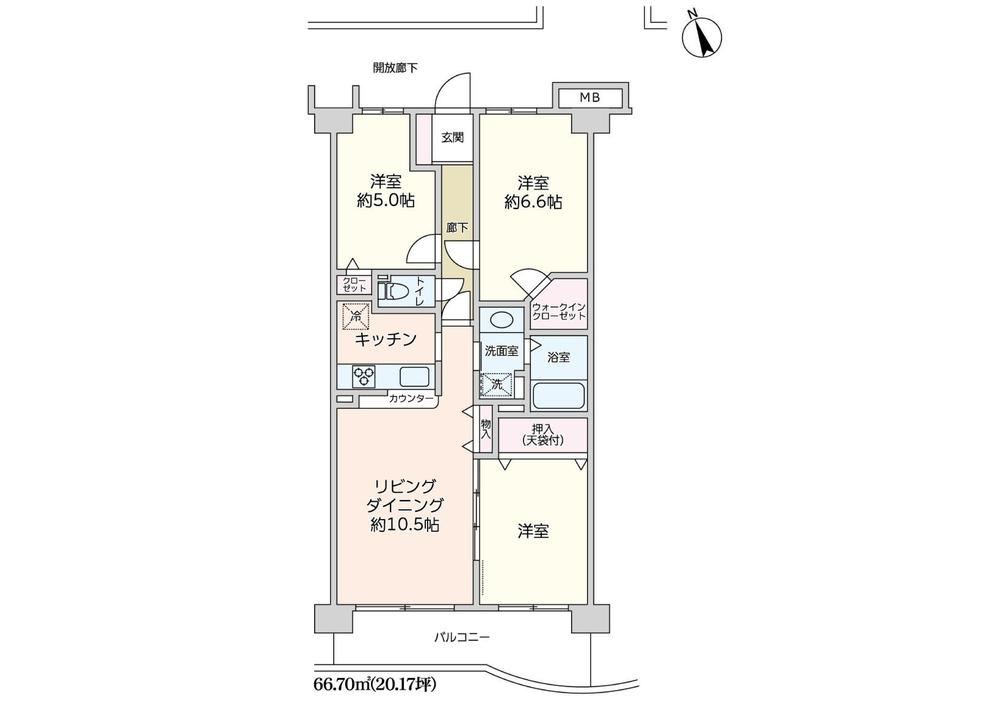 3LDK apartment in Toda, Saitama - Photo 1