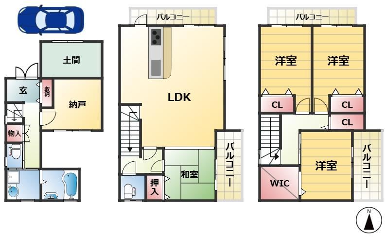 3LDK+S house in Higashiosaka, Osaka - Photo 1