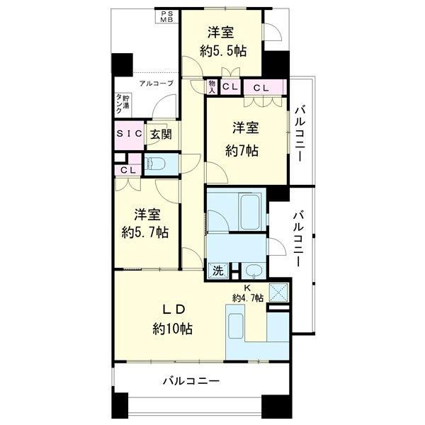 3LDK apartment in Koto Ward, Tokyo - Photo 1
