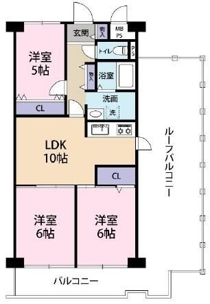 3LDK apartment in Tarumi Ward, Kobe, Hyogo - Photo 1