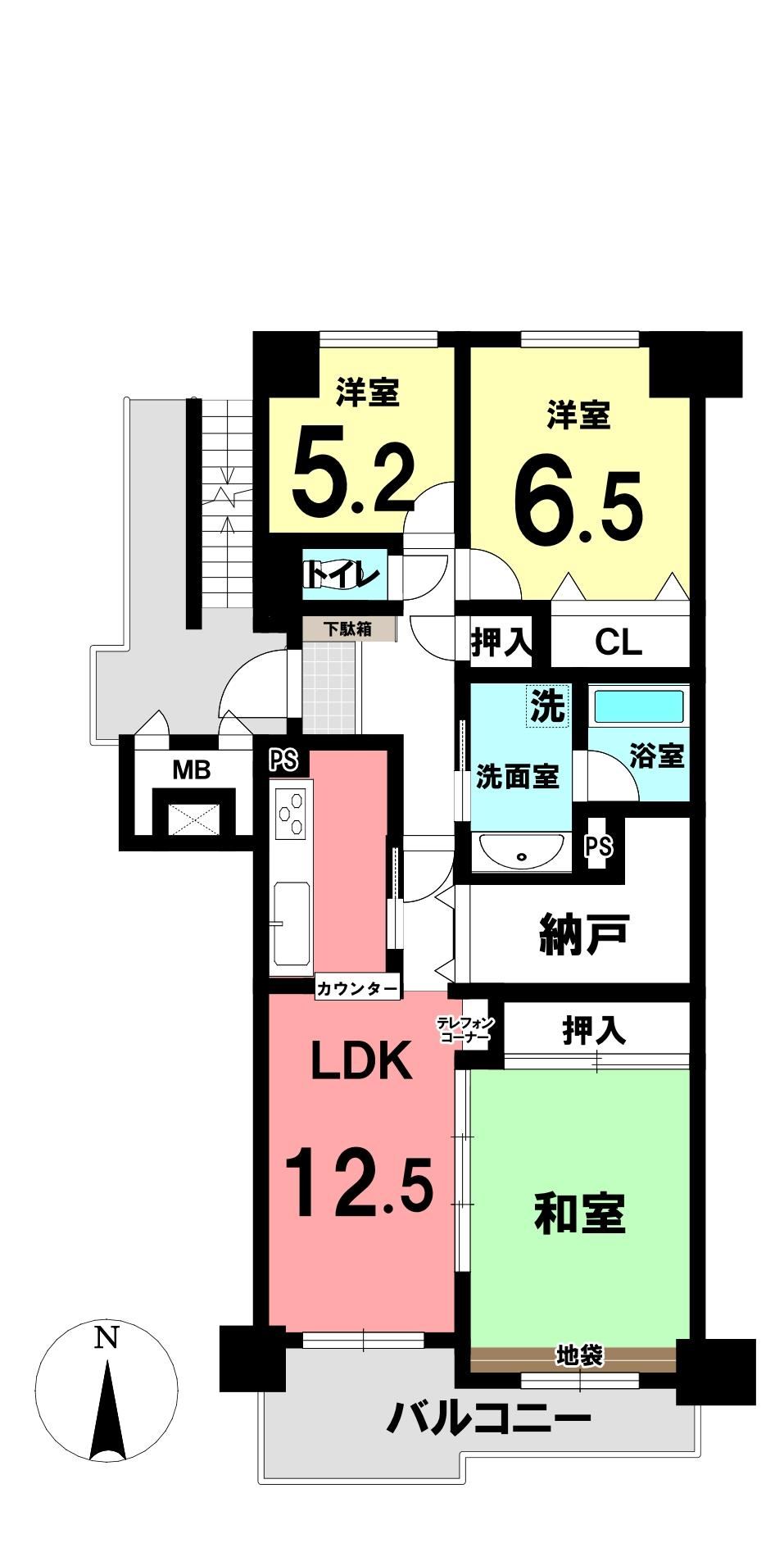 3LDK+S apartment in Iwakura, Aichi - Photo 1