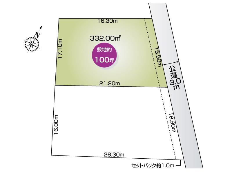 332 m² land in Fukaya, Saitama - Photo 1