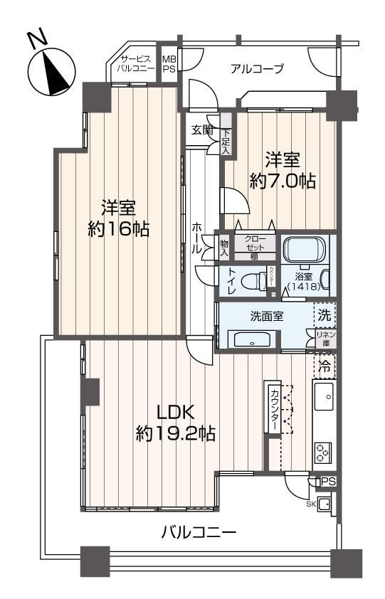 2LDK apartment in Chita, Aichi - Photo 1