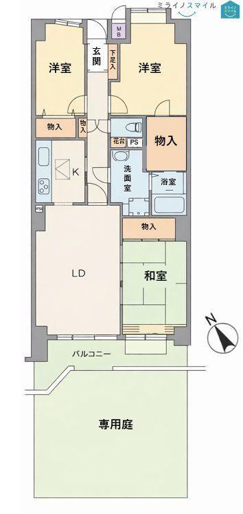 3LDK apartment in Moriyama Ward, Nagoya, Aichi - Photo 1