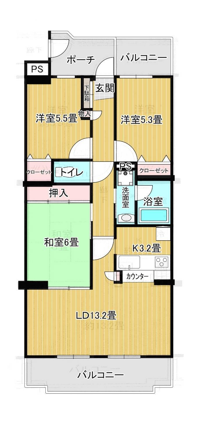 3LDK apartment in Fukaya, Saitama - Photo 1