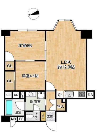 2LDK apartment in Kawaguchi, Saitama - Photo 1