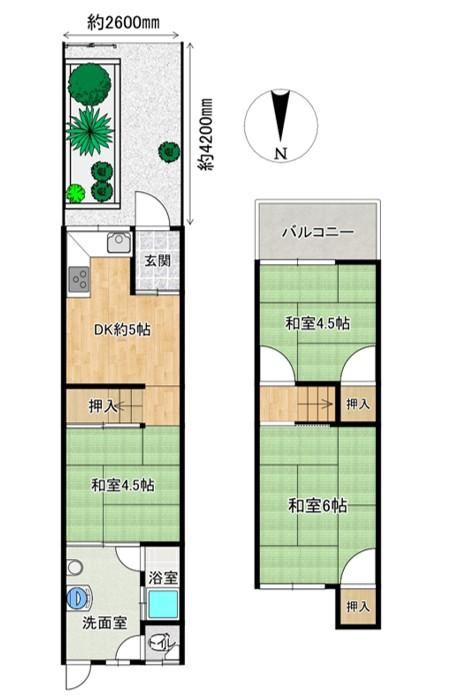 3DK house in Kadoma, Osaka - Photo 1