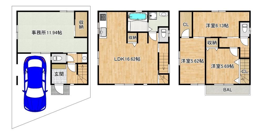 4LDK house in Minato Ward, Osaka - Photo 1