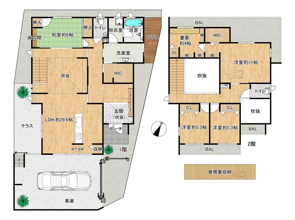 4LDK+S house in Yao, Osaka - Photo 1