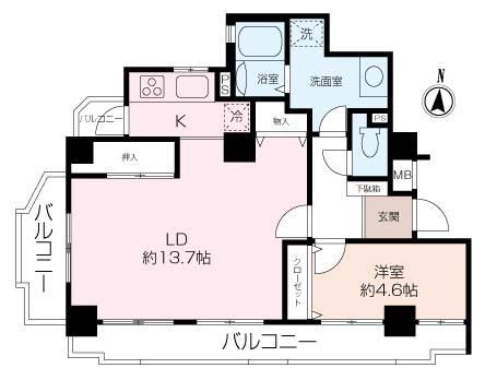 1LDK apartment in Yokosuka, Kanagawa - Photo 1