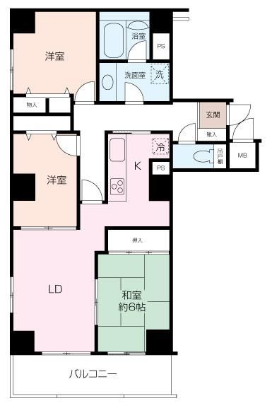 3LDK apartment in Yokosuka, Kanagawa - Photo 1