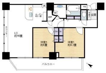 2LDK apartment in Naka Ward, Yokohama, Kanagawa - Photo 1