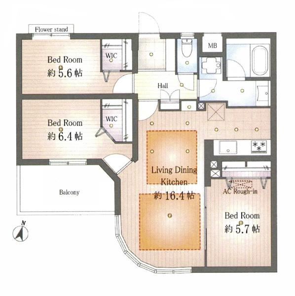 3LDK apartment in Ota Ward, Tokyo - Photo 1