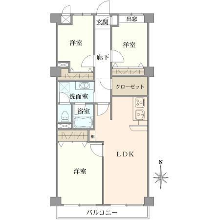 3LDK apartment in Mitaka, Tokyo - Photo 1
