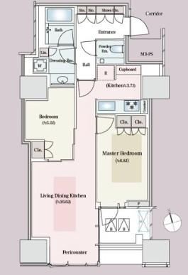 2LDK apartment in Minato Ward, Tokyo - Photo 1